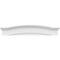 Ekena Millwork Eyebrow Architectural Grade PVC Pediment, 54"W x 10-1/2"H x 2-3/4"P PEDP054X105EYE00 - alternate 2